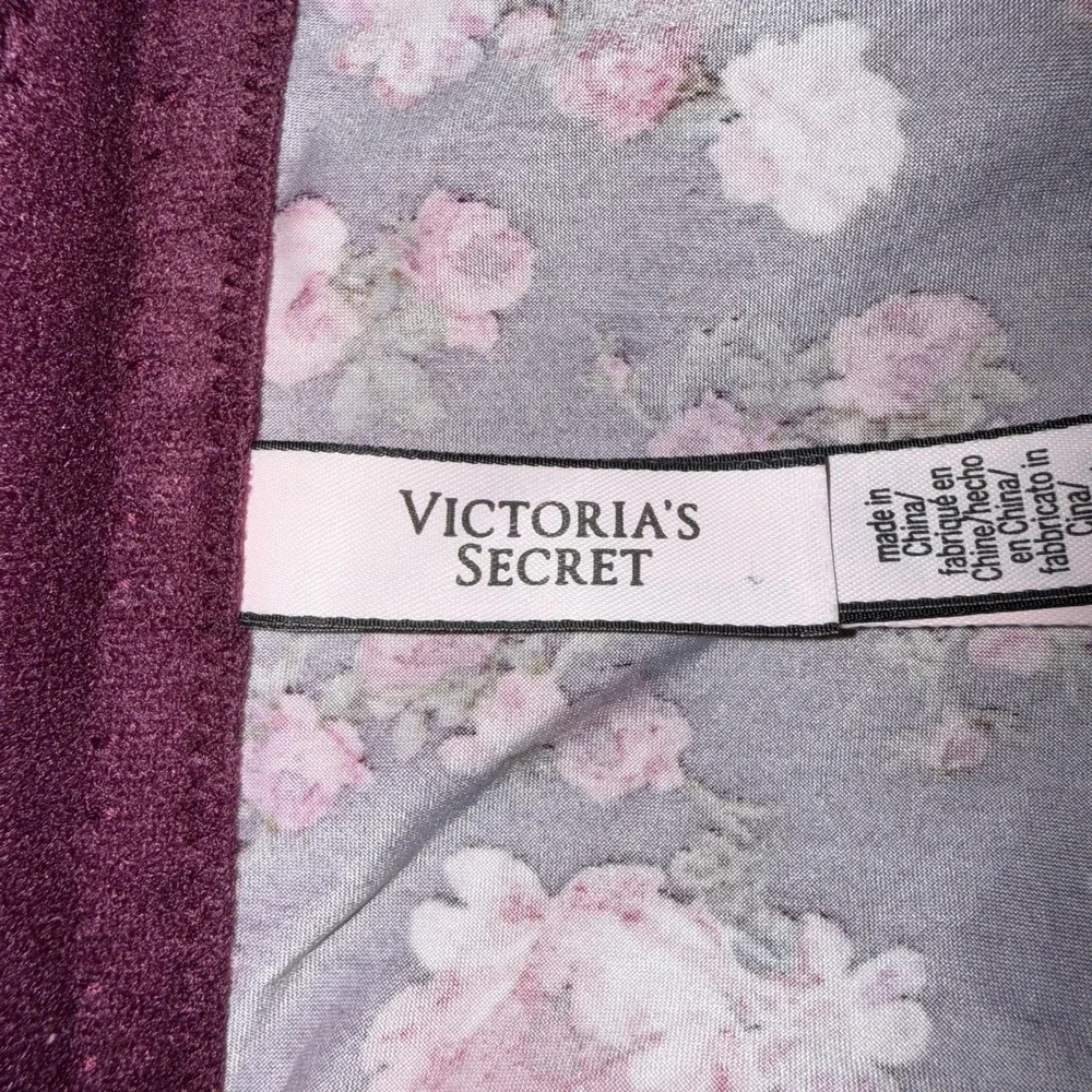 Victorias Secret Dream Angels Bustier Womens 32C Red Floral Satin Boned Demi